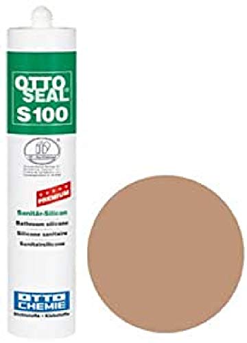 OttoSeal S100, das Premium- Sanitär- Silicon,300ml Farbe: C82 ROTBEIGE von OTTOSEAL