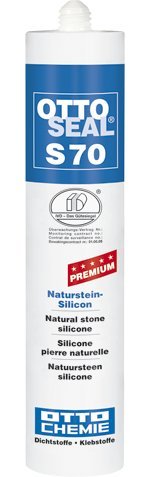 OttoSeal S70, dass Premium-Naturstein-Silicon, 310ml Farbe: C00 TRANSPARENT von Otto Chemie