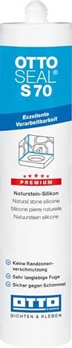OTTOSEAL S 70 Premium-Naturstein-Silikon 310 ml Kartusche C43 manhattan von OTTOSEAL