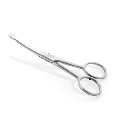 Otto Herder Manicure Fellschere Hunde 11,7cm, Fellschere abgerundet, Solingen rostfrei Edelstahl, Schere zum Fell schneiden, mit einseitiger Mikrozahnung von Otto Herder Manicure