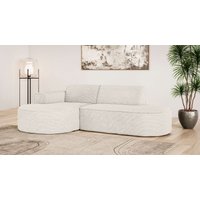 OTTO home Ecksofa "ADELLA XL Design-Sofa mit Recamiere rechts/links, 263/159/76 cm" L-Form XL mit Wellenunterfederung, runde Form, auch in Cord OTTO home Ecksofa "ADELLA XL Design-Sofa mit Recamiere rechts/links, 263/159/76 cm" L-Form XL mit Wellenunterfederung, runde Form, auch in Cord von Otto Home