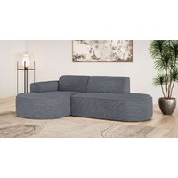 OTTO home Ecksofa "ADELLA XL Design-Sofa mit Recamiere rechts/links, 263/159/76 cm" L-Form XL mit Wellenunterfederung, runde Form, auch in Cord OTTO home Ecksofa "ADELLA XL Design-Sofa mit Recamiere rechts/links, 263/159/76 cm" L-Form XL mit Wellenunterfederung, runde Form, auch in Cord von Otto Home