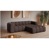 OTTO home Ecksofa "KALLIE Design-Sofa mit Wellenunterfederung, Bubble-Optik, 248/186/72cm", moderne Steppung, hoher Sitzkomfort und modernes Design von Otto Home