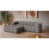 OTTO home Ecksofa "KALLIE Design-Sofa mit Wellenunterfederung, Bubble-Optik, 248/186/72cm", moderne Steppung, hoher Sitzkomfort und modernes Design von Otto Home