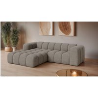 OTTO home Ecksofa "KALLIE Design-Sofa mit Wellenunterfederung, Bubble-Optik, 248/186/72cm" moderne Steppung, hoher Sitzkomfort und modernes Design von Otto Home