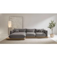 OTTO home Ecksofa "Kalix, Polsterecke mit kräftigem Holz-Plateau, moderne Couch in L-Form" wahlweise Recamiere links o. rechts, Strukturstoff, hoher Sitzkomfort OTTO home Ecksofa "Kalix, Polsterecke mit kräftigem Holz-Plateau, moderne Couch in L-Form" wahlweise Recamiere links o. rechts, Strukturstoff, hoher Sitzkomfort von Otto Home