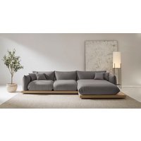 OTTO home Ecksofa "Kalix, Polsterecke mit kräftigem Holz-Plateau, moderne Couch in L-Form" wahlweise Recamiere links o. rechts, Strukturstoff, hoher Sitzkomfort OTTO home Ecksofa "Kalix, Polsterecke mit kräftigem Holz-Plateau, moderne Couch in L-Form" wahlweise Recamiere links o. rechts, Strukturstoff, hoher Sitzkomfort von Otto Home