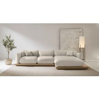 OTTO home Ecksofa "Kalix, Polsterecke mit kräftigem Holz-Plateau, moderne Couch in L-Form" wahlweise Recamiere links o. rechts, Strukturstoff, hoher Sitzkomfort OTTO home Ecksofa "Kalix, Polsterecke mit kräftigem Holz-Plateau, moderne Couch in L-Form" wahlweise Recamiere links o. rechts, Strukturstoff, hoher Sitzkomfort von Otto Home
