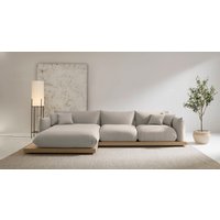 OTTO home Ecksofa "Kalix, Polsterecke mit kräftigem Holz-Plateau, moderne Couch in L-Form" wahlweise Recamiere links o. rechts, Strukturstoff, hoher Sitzkomfort OTTO home Ecksofa "Kalix, Polsterecke mit kräftigem Holz-Plateau, moderne Couch in L-Form" wahlweise Recamiere links o. rechts, Strukturstoff, hoher Sitzkomfort von Otto Home