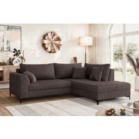 OTTO home Ecksofa "LEEVKE Design-Sofa mit Ottomane rechts/links bestellbar, Breite 232 cm" in vielen modernen Farben erhältlich, belastbar bis 480 kg OTTO home Ecksofa "LEEVKE Design-Sofa mit Ottomane rechts/links bestellbar, Breite 232 cm" in vielen modernen Farben erhältlich, belastbar bis 480 kg von Otto Home