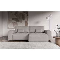 OTTO home Ecksofa "MATTS Schlafsofa mit Bettkasten, Maße B/T/H: 265/159/89 cm", L-Form mit Recamiere rechts oder links, hoher Sitzkomfort von Otto Home