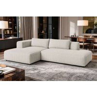 OTTO home Ecksofa "TIARRA Design-Sofa mit Ottomane recht/links bestellbar, Breite 287 cm" L-Form mit hochelastischer Schaum und Wellenunterfederung OTTO home Ecksofa "TIARRA Design-Sofa mit Ottomane recht/links bestellbar, Breite 287 cm" L-Form mit hochelastischer Schaum und Wellenunterfederung von Otto Home