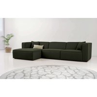 OTTO home Ecksofa "Tammie" Breite 312 cm, Webstoff fein, bodentief, mit Wellenunterfederung von Otto Home