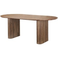 OTTO home Esstisch "Bostonia" ovaler Esstisch, Beine mit Rillenstruktur, pflegeleicht, Höhe 76 cm OTTO home Esstisch "Bostonia" ovaler Esstisch, Beine mit Rillenstruktur, pflegeleicht, Höhe 76 cm von Otto Home