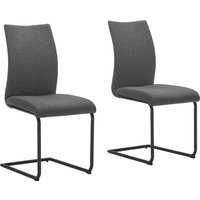 OTTO home Freischwinger "Tayler" (Set) 2 Stk. Struktur (100% Polyester) Strukturstoff, robustem Metallgestell, Anti-Kipp-Funktion von Otto Home