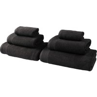 OTTO home Handtuch Set "Fenya, Premium Handtücher, 550 gr/m²", Set, 6 tlg., Walkfrottier, Premium Handtücher mit Bordüre, Handtuch-Set, 100% Baumwolle von Otto Home