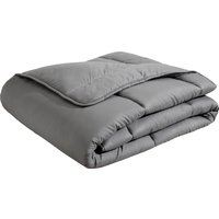 OTTO home Microfaserbettdecke "Claara,Bettdecke 135x200 cm, 155x220 cm, 200x200 cm", warm, (1 St.), Bettdecken in grau, Sommer, Winter, 4 Jahreszeiten, Decke von Otto Home