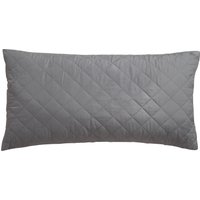 OTTO home Microfaserkissen "Clarra, Kopfkissen 40x80 cm, 80x80 cm" Füllung: Polyester Bezug: Polyester 1 Stk. tlg. Rückenschläfer, Seitenschläfer, Kissen in grau von Otto Home