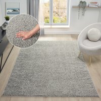OTTO home Teppich "Lisam" rechteckig 15 mm Höhe meliert, uni, Wohnzimmer, Schlafzimmer von Otto Home