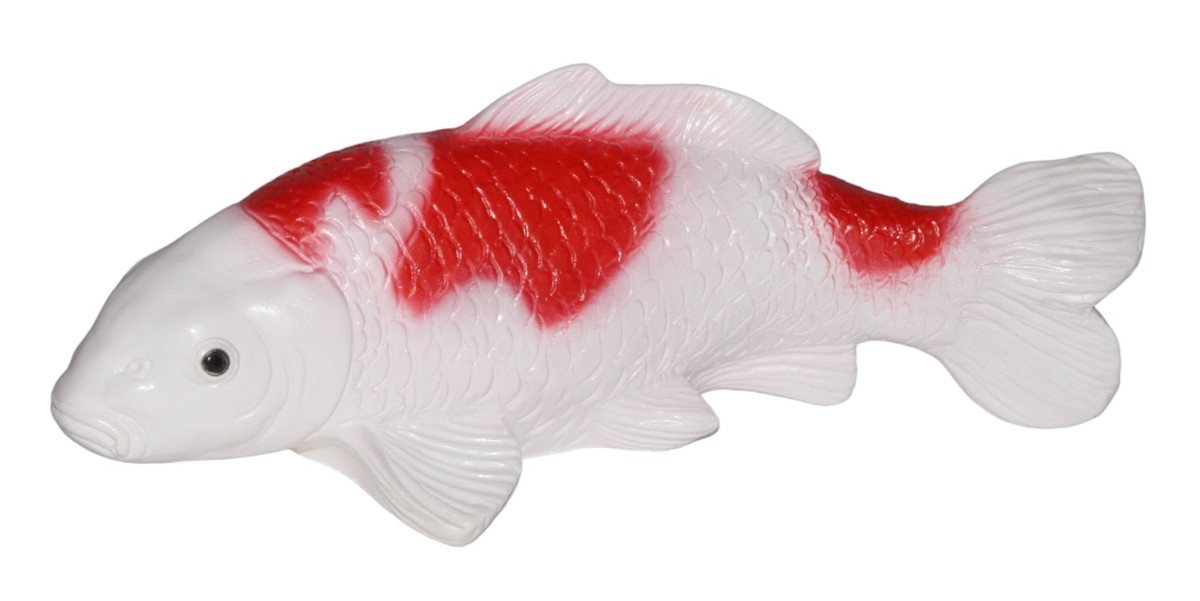 Otto Müller Teichfigur Deko Figur Fisch Koi Karpfen H 13 cm Teichfigur für Wasserbereiche von Otto Müller