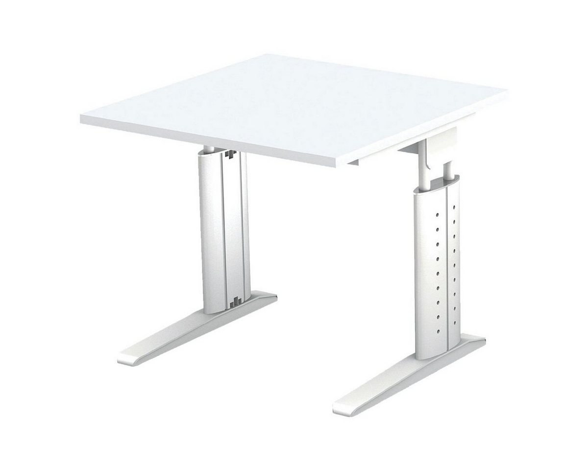 Otto Office Premium Schreibtisch Otto Office Line III, quadratisch, höhenverstellbar 68-86 cm, C-Fuß von Otto Office Premium