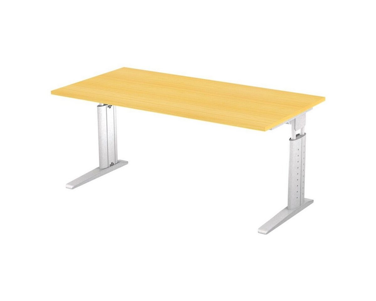 Otto Office Premium Schreibtisch Otto Office Line III, rechteckig, höhenverstellbar 68-86 cm, C-Fuß von Otto Office Premium