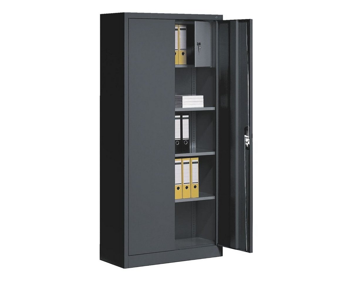 Otto Office Aktenschrank 4 OH, Stahlschrank, mit Schließfach, abschliebar, Tiefe 40 cm von Otto Office