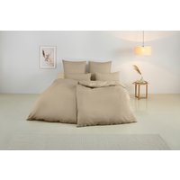 OTTO products Bettwäsche "Neele, GOTS zertifizierte Bettwäsche, in der Qualität Renforcé, atmungsaktiv, Flächengewicht 115 g/m², hergestellt aus 100% Bio-Baumwolle, Bett- und Kopfkissenbezug mit Reißverschluss, in uni Design", (2 tlg.) von Otto Products