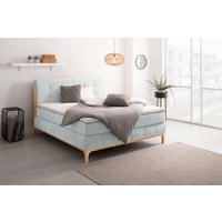 OTTO products Boxspringbett "Jelle", (5 St.), zertifizierte, recycelte Bezugsstoffe, verschiedene Ausführungen von Otto Products