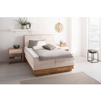 OTTO products Boxspringbett "Jenna", ohne LED-Beleuchtung, mit zertifizierten, recycelten Bezugsstoffen von Otto Products