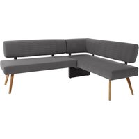 OTTO products Eckbank "Alessja", Breite langer Schenkel 192 oder 212 cm, Gestell aus Eiche Massivholz von Otto Products