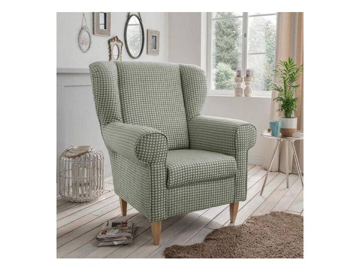 BENFORMATO HOME COLLECTION Loungesessel Polstersessel Ohrensessel AVERSA Stoff Talento Olivgrün von Otto.de