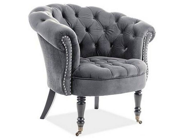 Casa Padrino Chesterfield-Sessel Chesterfield Sessel 87 x 78 x H. 83 cm - Verschiedene Farben - Eleganter Salon Sessel mit edlem Samtsoff - Chesterfield Möbel von Otto.de
