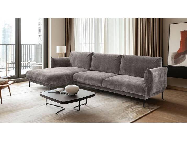 Fun Möbel Ecksofa Designersofa MADISON XL in Stoff Dress Me, mit Ottomane Links oder Rechts, Rundumbezug von Otto.de