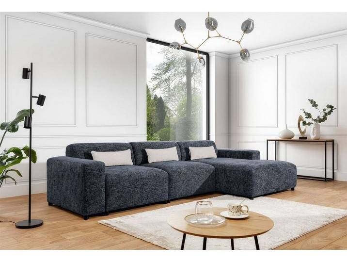 Fun Möbel Ecksofa Designersofa ROMY MAX in Stoff Enjoy Me, Ottomane rechts oder links, inkl. 3 Zierkissen von Otto.de