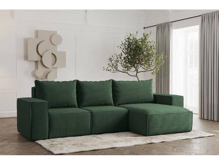 Fun Möbel Ecksofa Schlafsofa ESTELLE in Stoff, Ottomane Links oder Rechts, Rücken echt Bezogen Fun Möbel Ecksofa Schlafsofa ESTELLE in Stoff, Ottomane Links oder Rechts, Rücken echt Bezogen von Otto.de