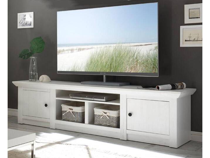 Furn.Design Lowboard Hooge (TV Unterschrank in Pinie weiß Landhaus, 2-türig), Breite 194 cm von Otto.de