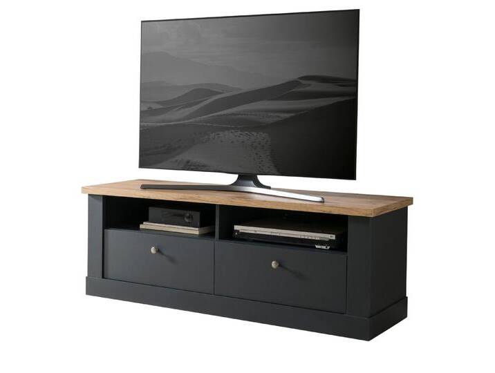 Furn.Design Lowboard Ribera (TV-Schrank in matt grau mit Wotan Eiche, 140 x 51 cm), mit Soft-Close-Funktion von Otto.de