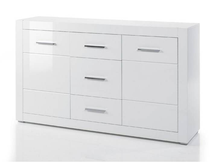 Furn.Design Sideboard Carrara (Kommode in weiß Hochglanz, 164 x 97 cm), mit viel Stauraum von Otto.de