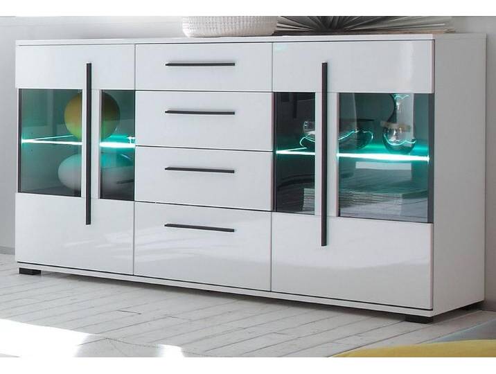 Furn.Design Sideboard Design-D (Anrichte in weiß Hochglanz, ca. 150 x 86 cm), mit Soft-Close von Otto.de
