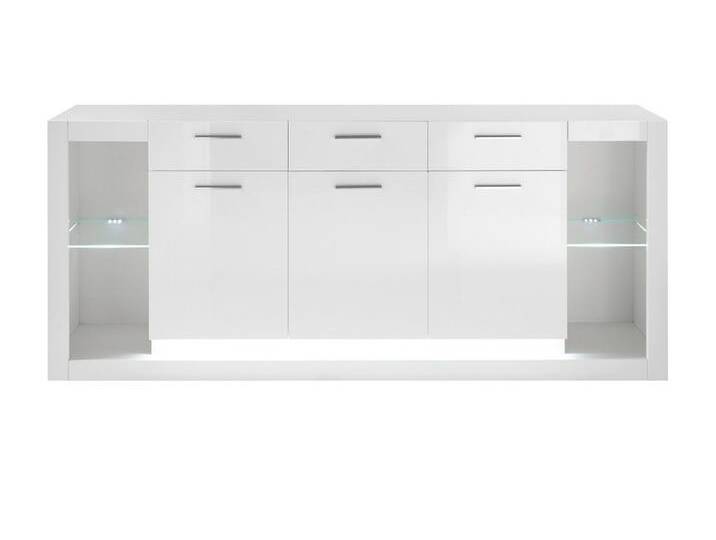 Furn.Design Sideboard Ladis (Anrichte in weiß Hochglanz, 198 x 83 cm), mit 3 Schubladen von Otto.de