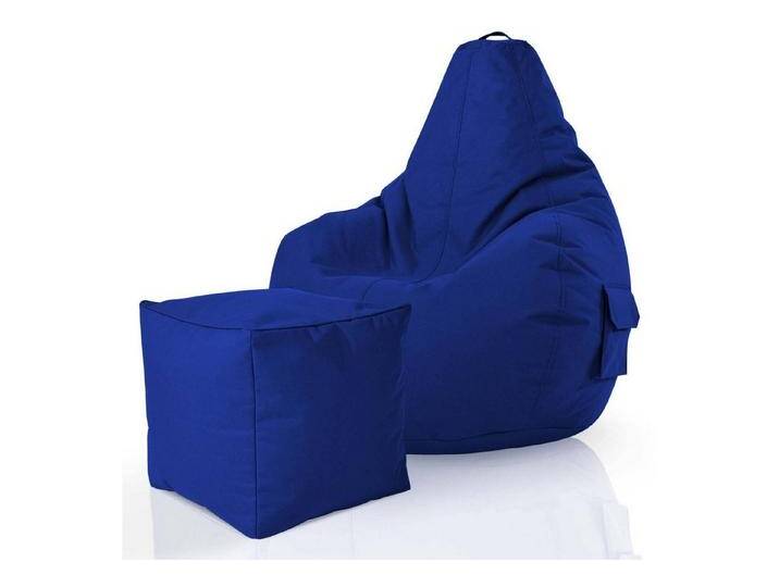 Green Bean Sitzsack Cozy+Cube (2er Set Sitzsack + Hocker - fertig befüllt - robust waschbar schmutzabweisend -, Kinder & Erwachsene Bean Bag Bodenkissen), Lounge Sitzhocker Relax-Sessel Gamer Gamingstuhl Pouf von Otto.de