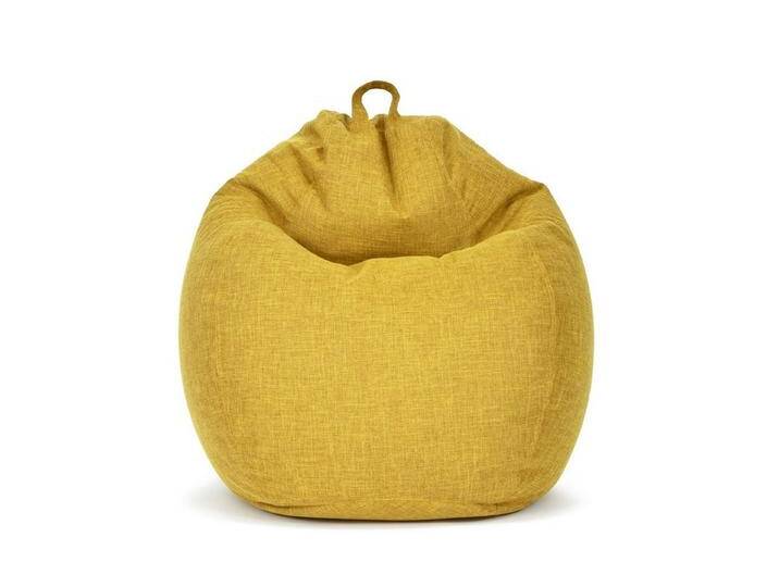 Green Bean Sitzsack Home Linen (Indoor Riesensitzsack mit EPS-Perlen Füllung -, Kuschelig Weich Waschbar), Sitzkissen Lounge Chair von Otto.de