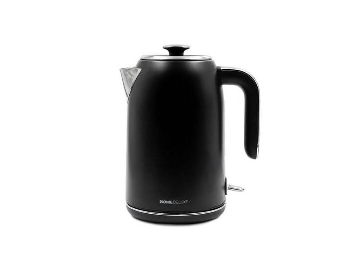 HOME DELUXE Wasserkocher NOBLE - Matt, 1.5 l, 2200 W, Edelstahl Gehäuse & integrierter Hitzeschutz, Retro Optik von Otto.de
