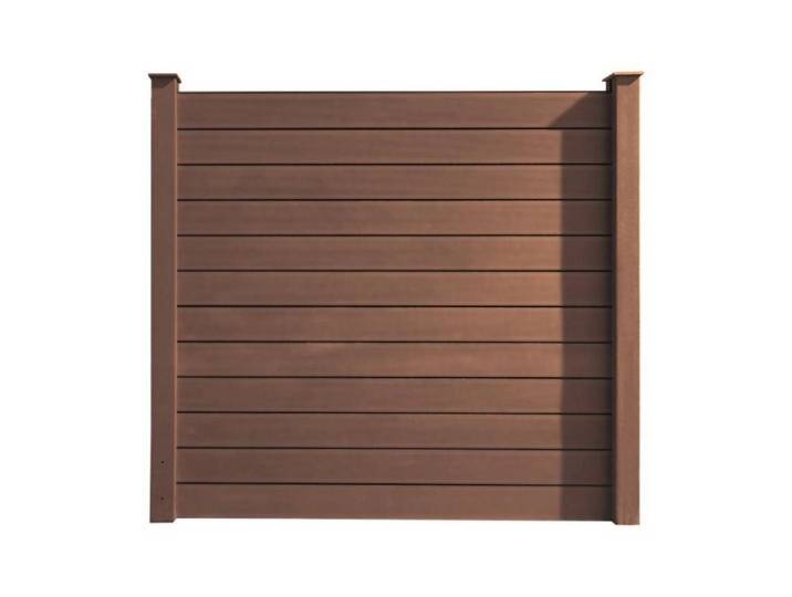 HORI Zaun HORI WPC Sichtschutzzaun Stecksystem, Gartenzaun witterungsbeständig, (Komplettset, 15-St., 3x Sichtschutzzaun 4x Verbindungspfosten 4x Konsole 4x Pfostenkappe), 3x Sichtschutzzaun 4x Verbindungspfosten 4x Konsole 4x Pfostenkappe von Otto.de