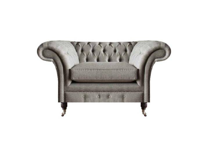JVmoebel Chesterfield-Sessel Moderner Chesterfield Einsitzer Wohnzimmer Designer Sessel Textil (1-St., Sessel), Made in Europa von Otto.de