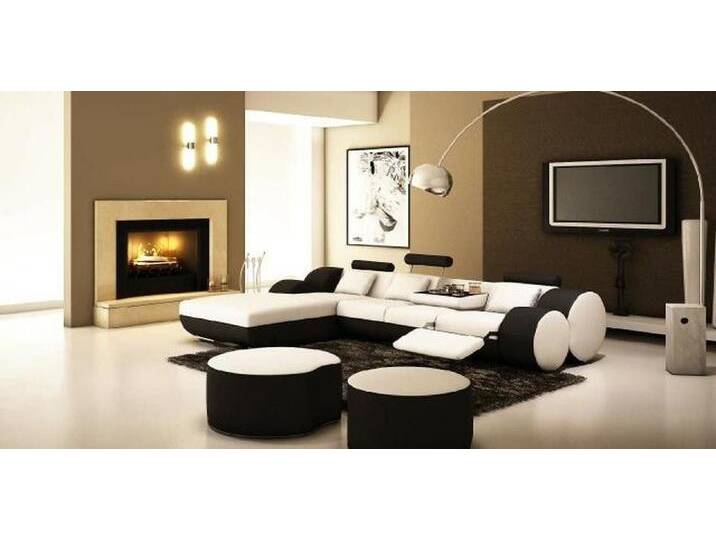 JVmoebel Ecksofa DESIGNER LEDERSOFA GARNITUR mit USB,LEDER ECKSOFA WOHNLANDSCHAFT, 1 Teile, Made in Europa von Otto.de