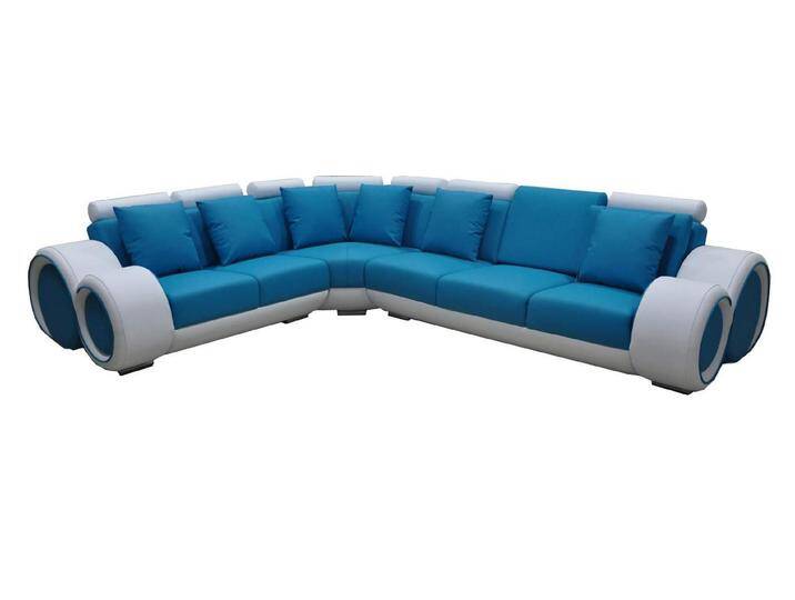 JVmoebel Ecksofa Design Leder Polster XXL Sitz Zimmer Eck Wohn Sofa + USB Designer, Made in Europa von Otto.de