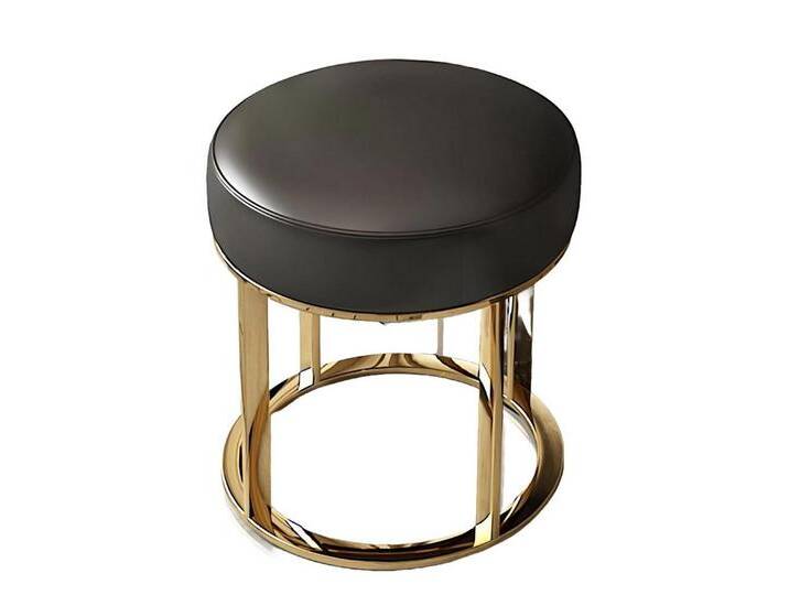 JVmoebel Hocker Rund Designer Hocker Polsterhocker Fuß Ablage Möbel Wohnen Sitzbänke (Hocker), Made in Europa von Otto.de