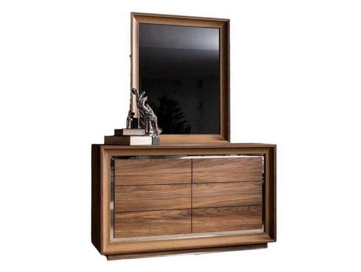 JVmoebel Kommode Kommode im modernen Stil + Spiegel mit praktischer Aufbewahrung (2 St., 1x Kommode + 1x Spiegel), Made in Europa von Otto.de